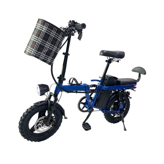14-inch lithium battery beach tire, six shock absorbers, NFC instrument panel, valet parking foldable electric bicycle, can be placed in the trunk of the car, 400W motor